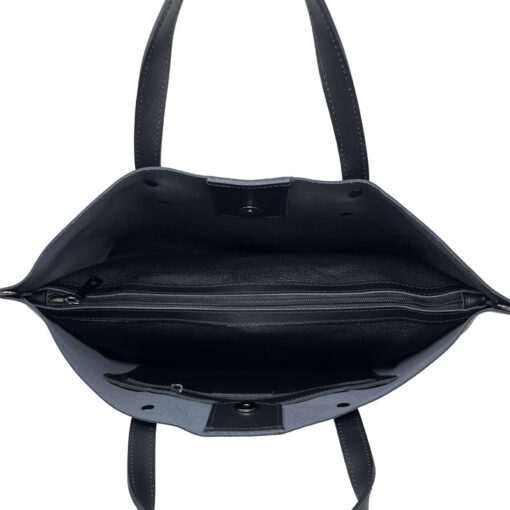 Borsa grande da donna in pelle - 47x30x14 cm - 2094 - immagine 6