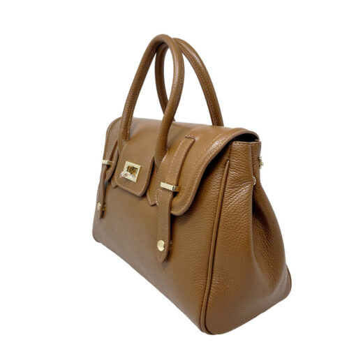 Borsa a Mano da Donna completamente realizzata in morbida pelle italiana - 34x23x13 cm - 8092 - immagine 3