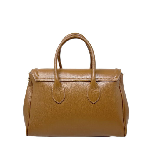 Borsa a Mano da Donna completamente realizzata in morbida pelle italiana - 34x23x13 cm - 8092 - immagine 4