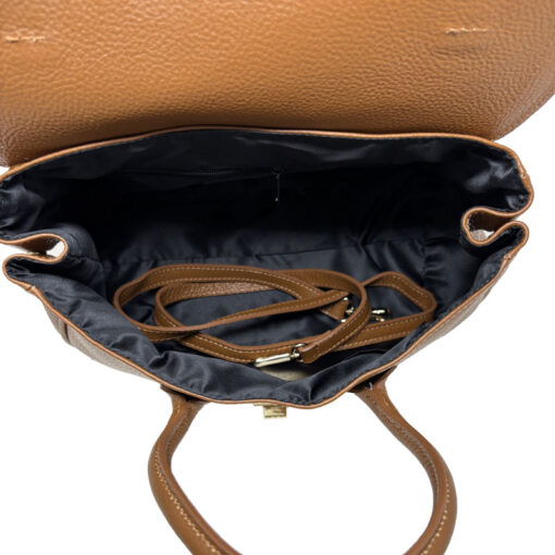 Borsa a Mano da Donna completamente realizzata in morbida pelle italiana - 34x23x13 cm - 8092 - immagine 6