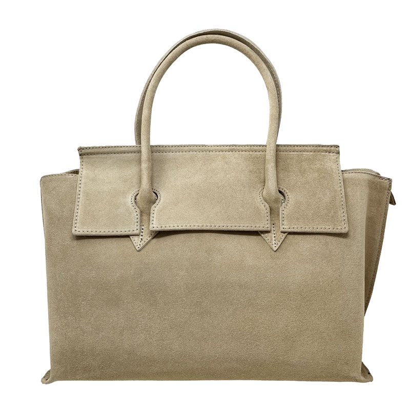 Borsa a spalla in suede - K081 - immagine 2