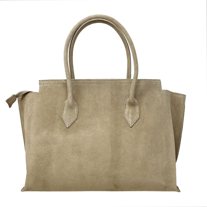 Borsa a spalla in suede - K081 - immagine 4