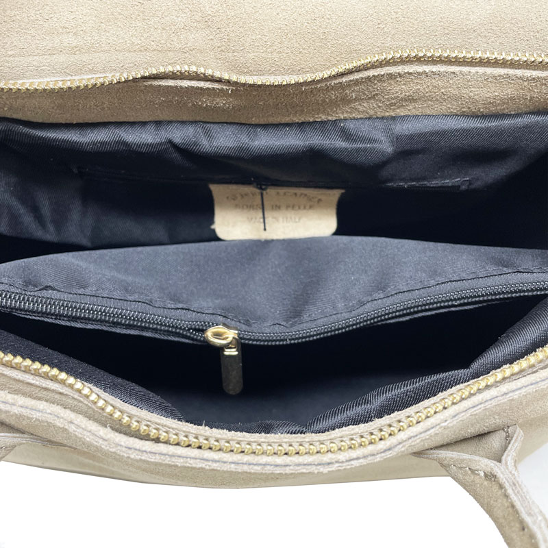 Borsa a spalla in suede - K081 - immagine 6
