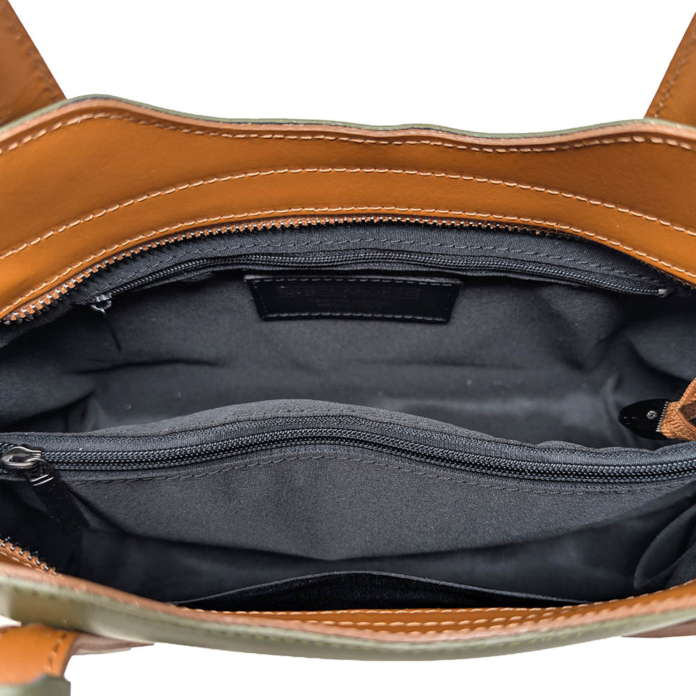 Borsa a Mano da Donna in Vera Pelle Liscia - K041 - immagine 6